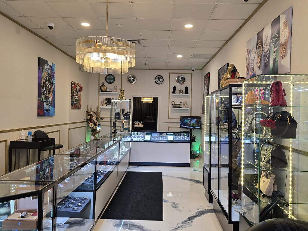 MichaelAngelo’s Luxury Watches and Timepieces carries watches at every price point, designer purses and diamond jewelry. /Lindsay Krone