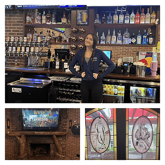 Peyton Lynch event co-ordinator and manager at Eds Tavern