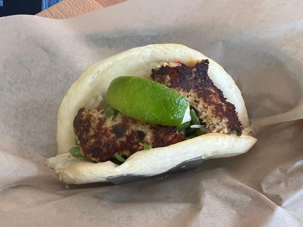 Crab Cake Taco - Stevens favorite
