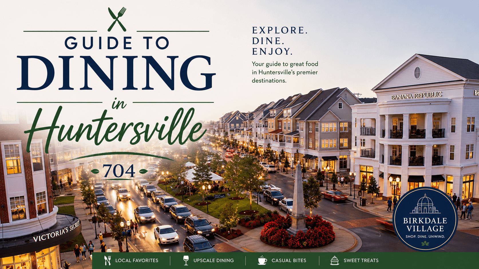 Dining in Huntersville