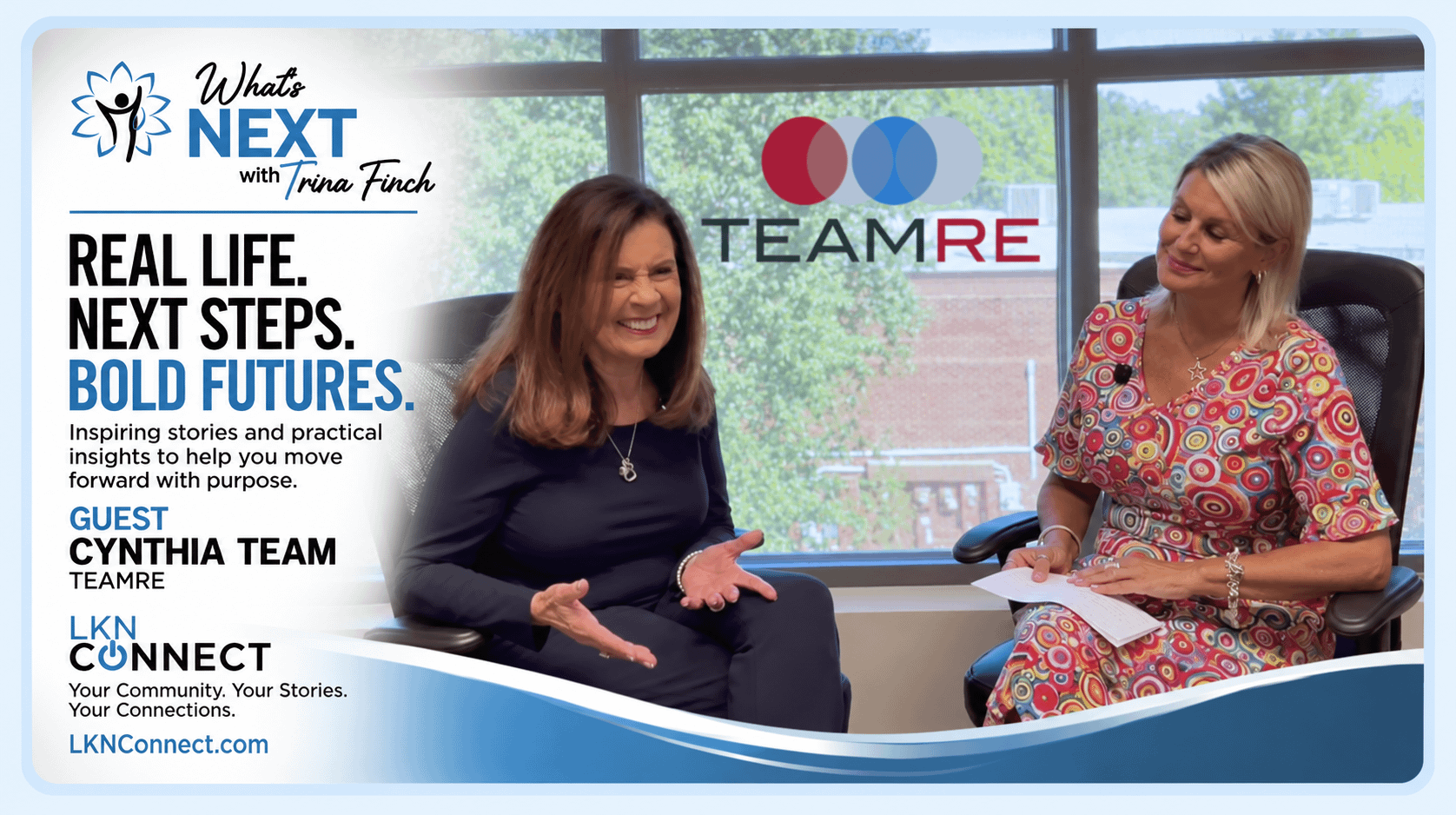 What’s Next With Trina Finch:  Special Guest – Cynthia Team – TEAMRE