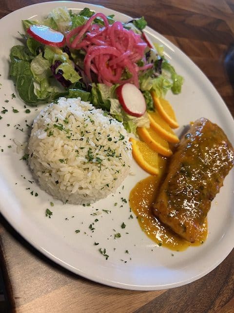 Salmon with Orange Sauce