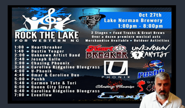 Rock the Lake Concert for Western NC