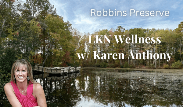 Karen explores Robbins Park in Cornelius