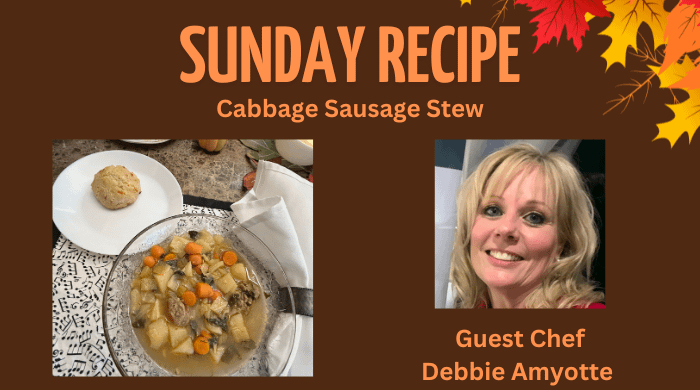 Sunday Recipe - Cabbage Sausage Stew