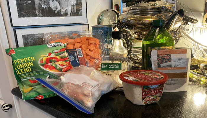 Simple ingredients, many of which I usually have at home!