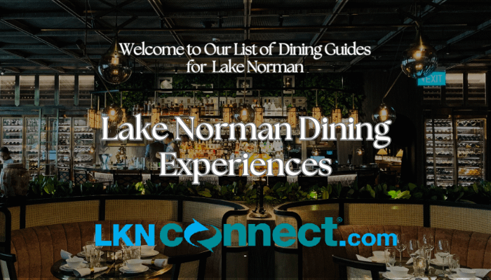 Dining Guides for Lake Norman