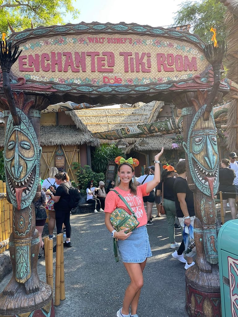 Linsdey enjoying Disney