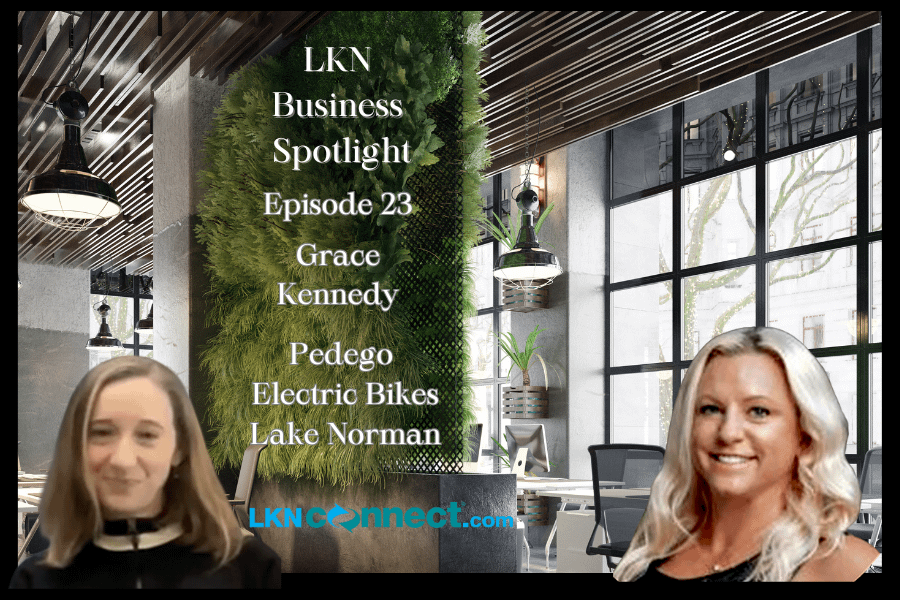 Andrea interviews Grace Kennedy of Pedega Bikes - Lake Norman