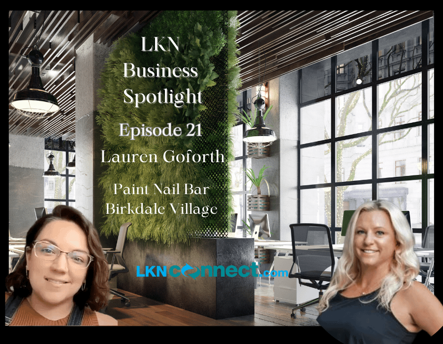 Andrea interviews Lauren of the Paint & Nail Bar in Birkdale Village