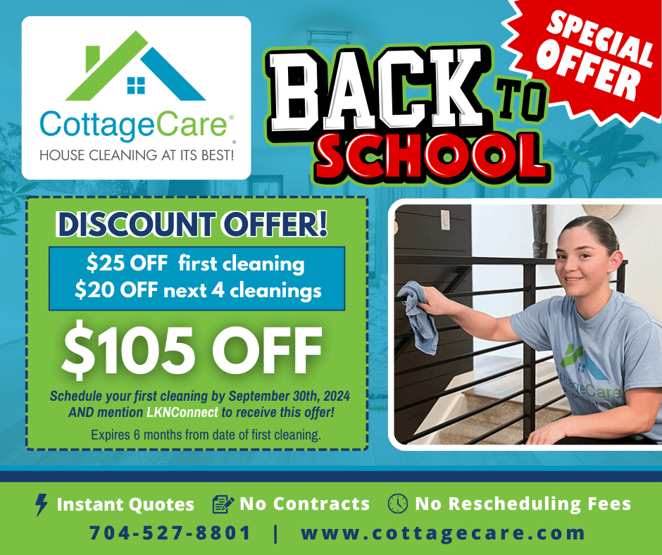 Back To School Special from CottageCare - House Cleaning At Its Best