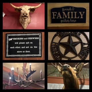 Wall Decorations at Lineberger's Steakhouse