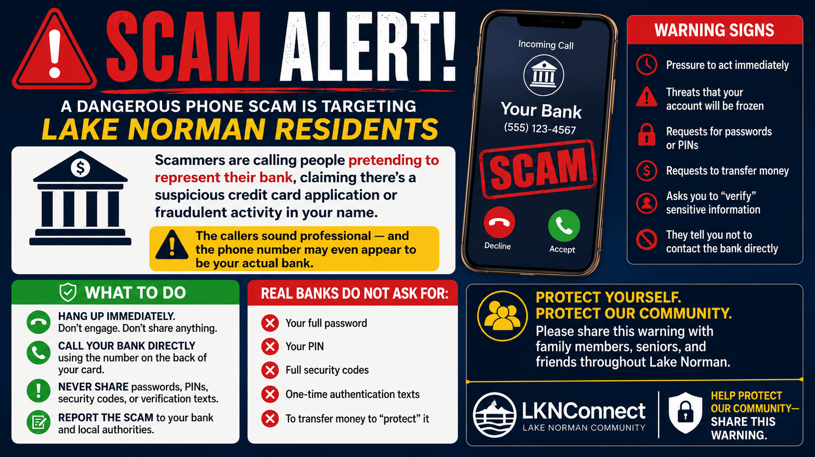 Scam Alert from LKNConnect