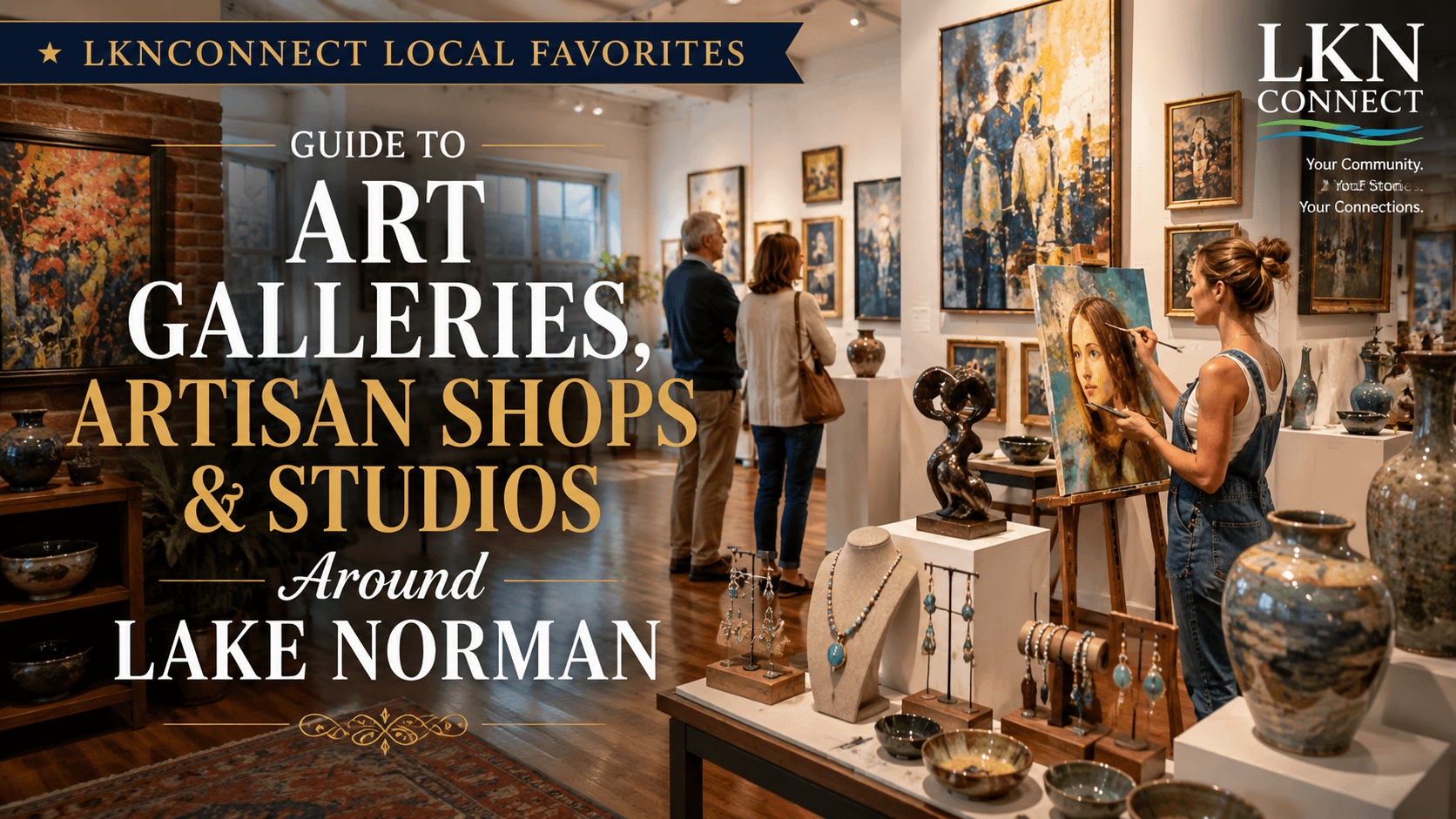 LKNConnect Favorites: Guide to Local Art Galleries & Artisan Studios