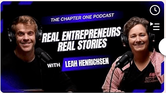 The Chapter One Podcast with Greg Prinz: Special Guest - Leah Hendrickson