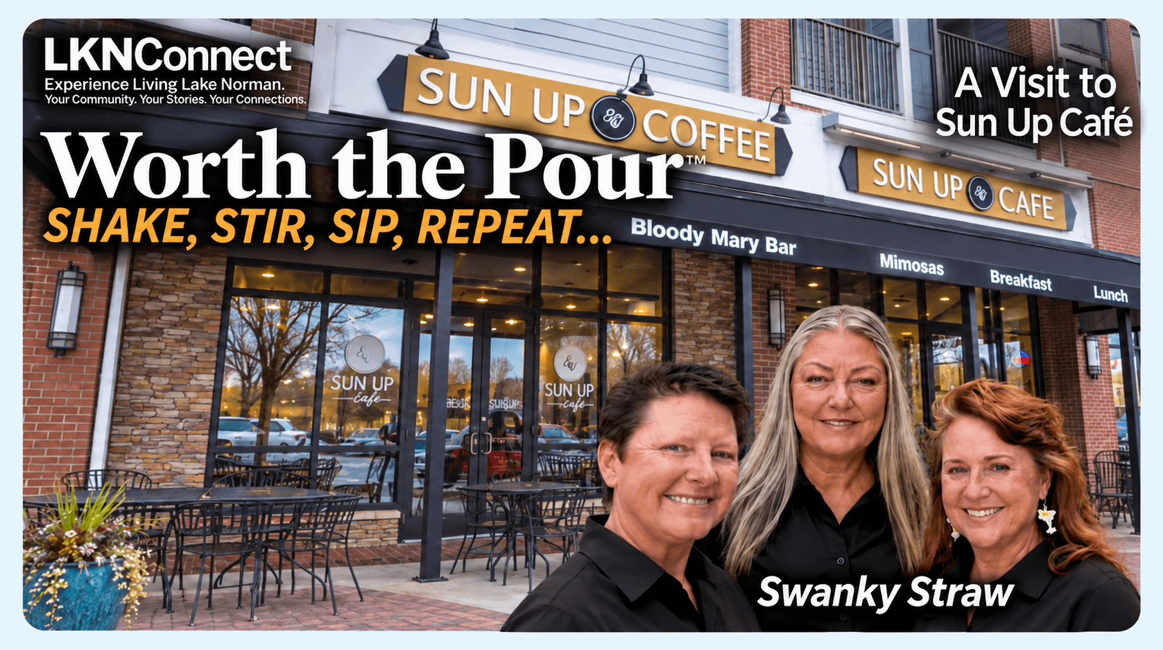 Worth the Pour with Swanky Straw - A Visit to Sun Up Café in Mooresville