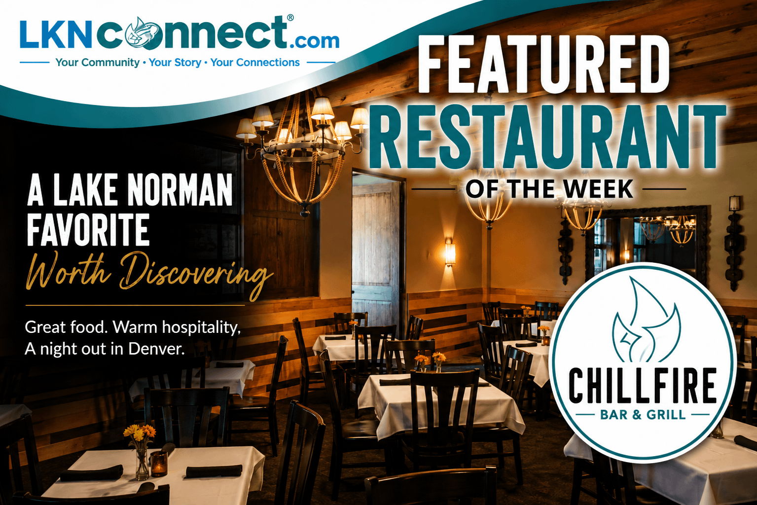 Local Restaurant Spotlights: Chillfire Bar & Grill: A Lake Norman Favorite Worth Discovering